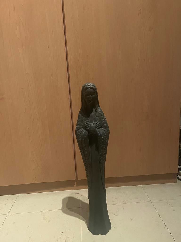 Brons beeld Maria 52cm, Antiek en Kunst, Ophalen, Brons