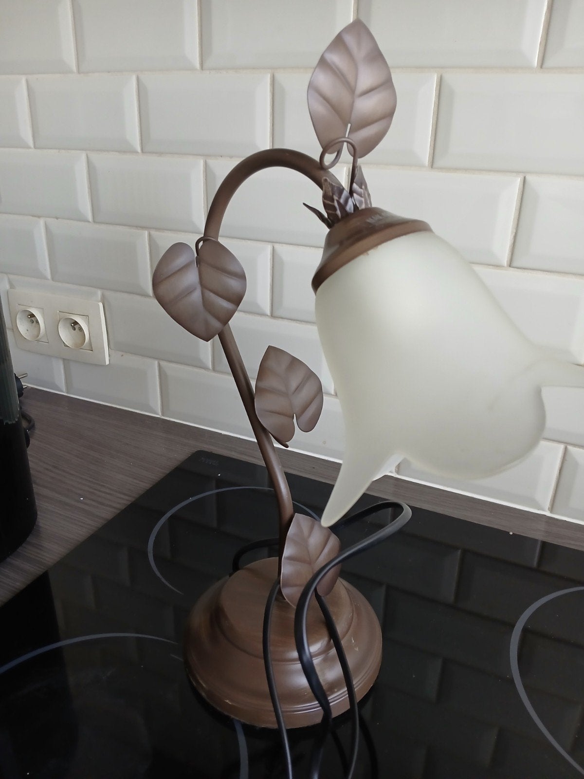 Bloem lamp, Ophalen