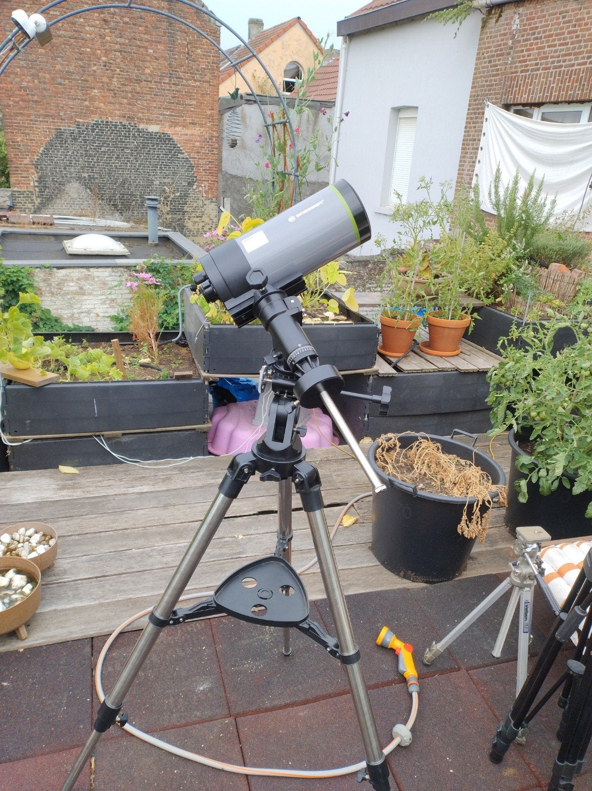 Bresser Firstlight MAK 100/140, Audio, Tv en Foto, Optische apparatuur | Telescopen, Ophalen, 80 tot 200 mm, Met statief, Spiegeltelescoop (reflector)
