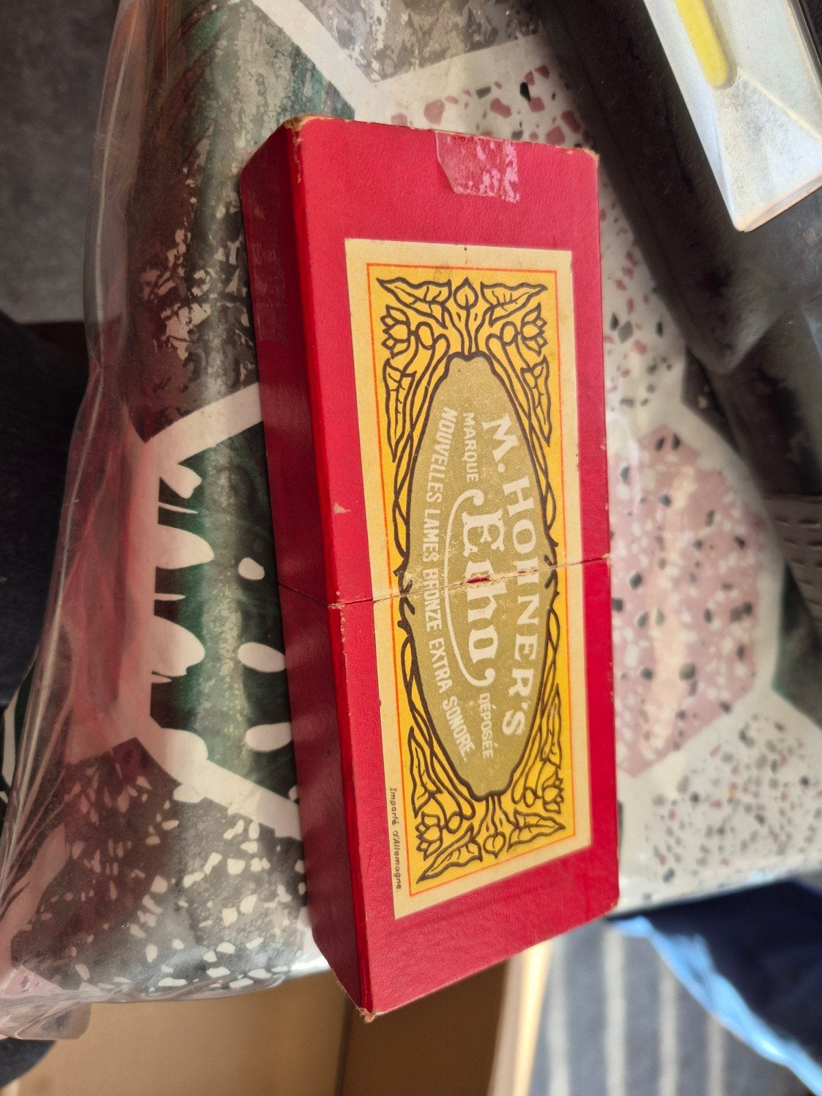 m. hohners mondharmonica, Ophalen