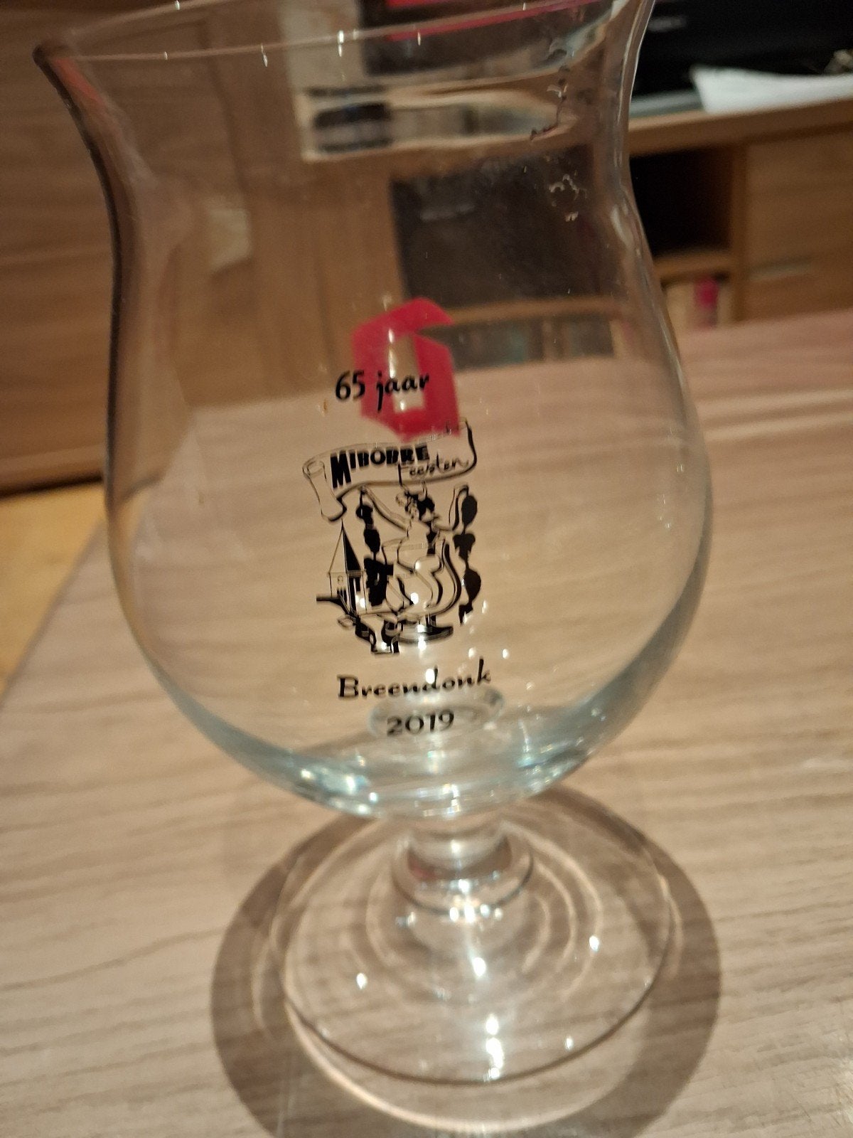Duvel glas 65 jaar Breendonk, Ophalen of Verzenden, Nieuw, Glas of Glazen, Duvel