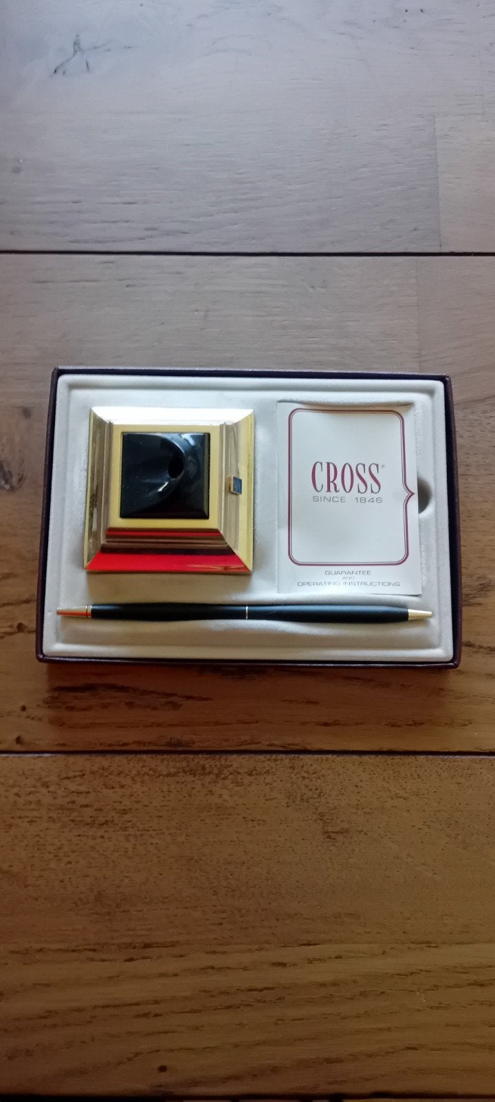 Ensemble de stylos de bureau de luxe Vintage A.T. Cross (boî, Enlèvement ou Envoi