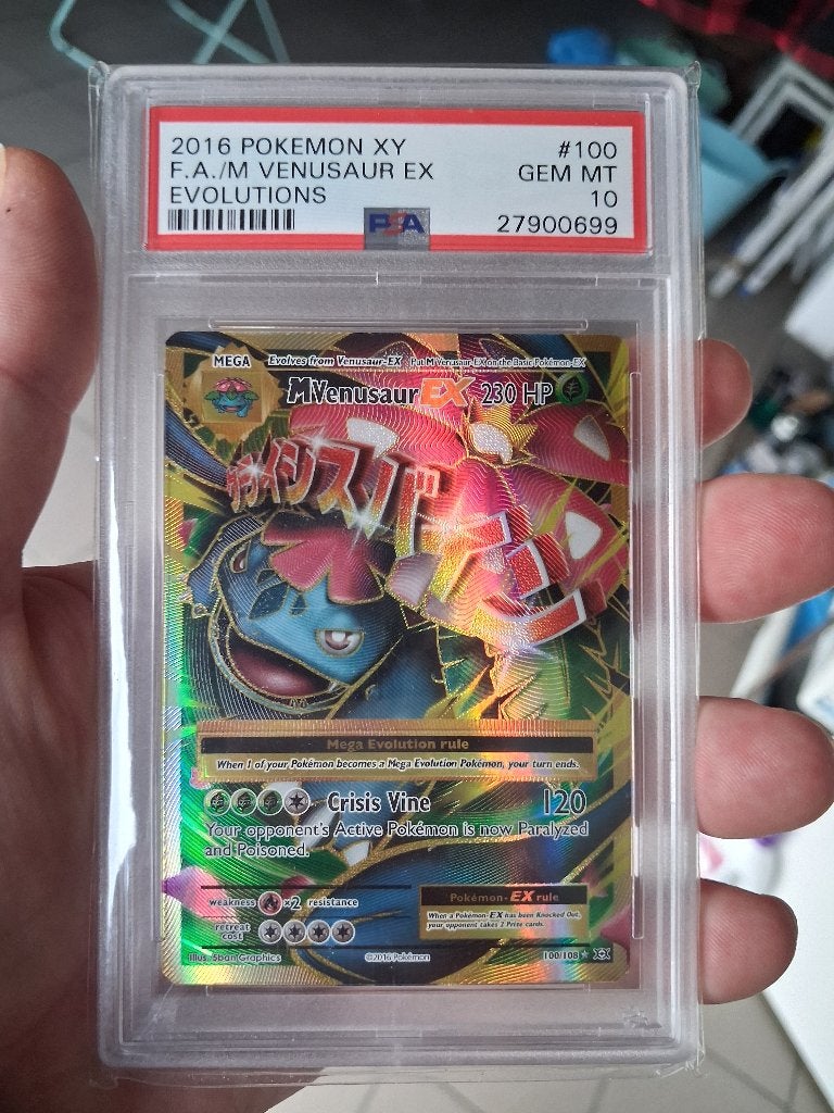 Mega venusaur full art evolutions PSA 10, Ophalen