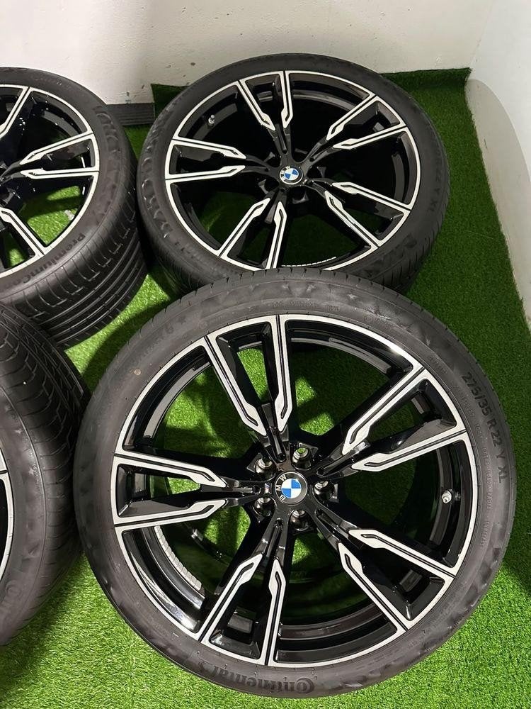 jantes Bmw X5 G05 & Bmw X6 G06 22 pouces pneus Continental, Autos : Pièces & Accessoires, Pneus et Jantes, Autres dimensions, Enlèvement
