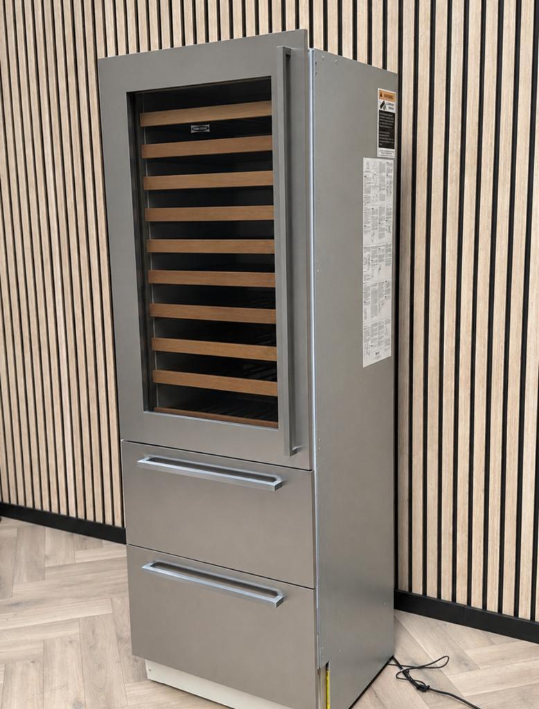 Luxe Sub Zero Wijnklimaatkast +  koelgedeelte, Ophalen of Verzenden