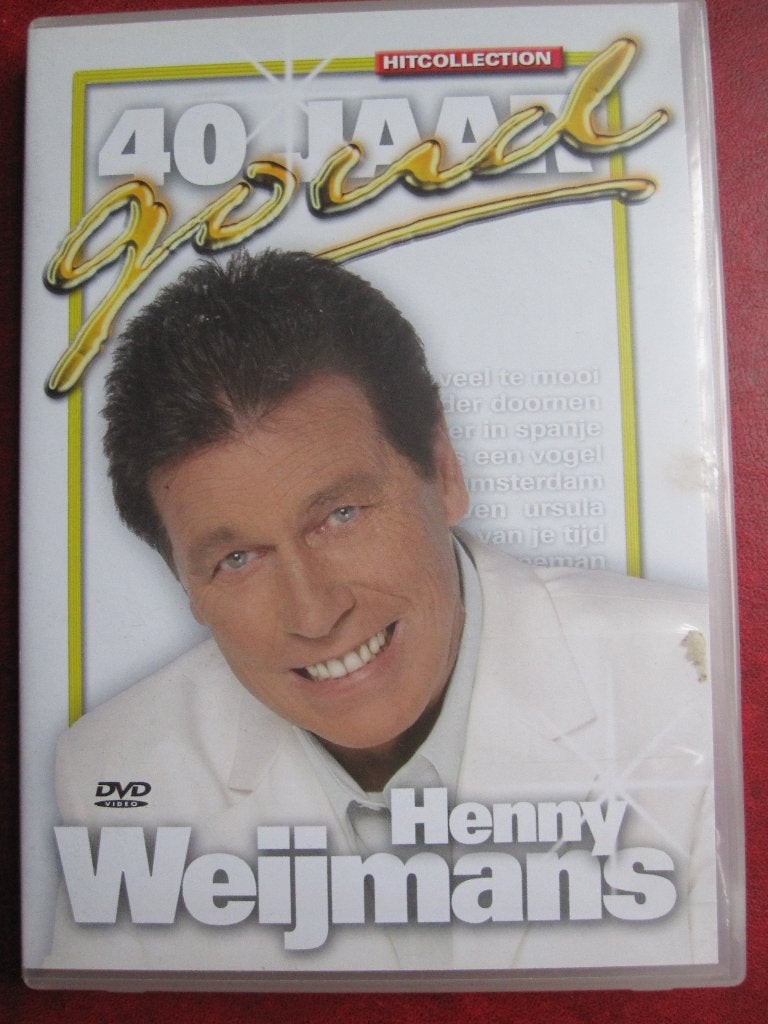 Henny Weijmans 40 jaar goud, Cd's en Dvd's, Dvd's | Muziek en Concerten, Alle leeftijden, Zo goed als nieuw, Muziekvideo's, Ophalen of Verzenden