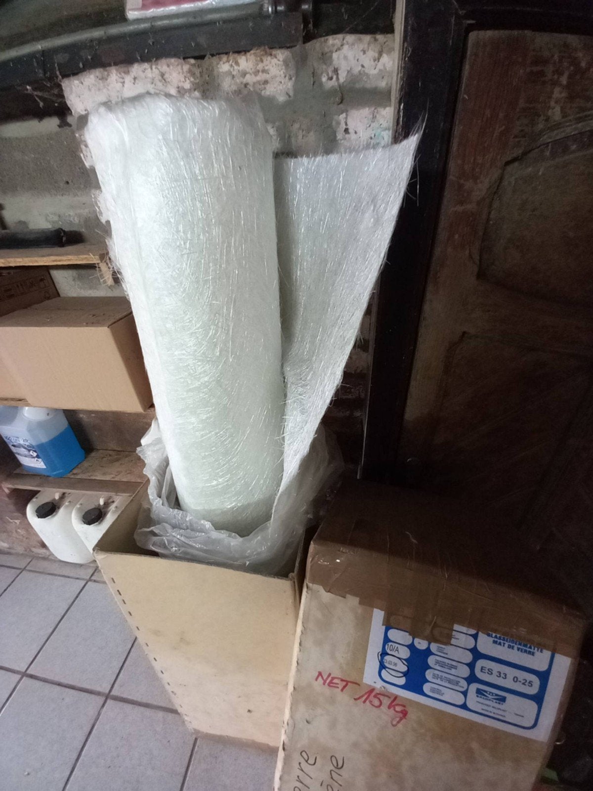 rouleau de fibre de verre, Enlèvement, Neuf, Toile