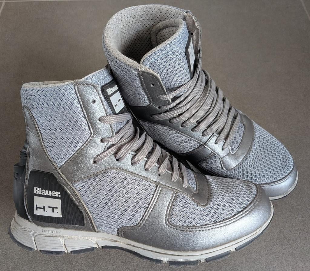 Chaussures de moto Blauer Sneaker unisexes - Gris - 41, Femmes, Seconde main, Blauer, Bottes