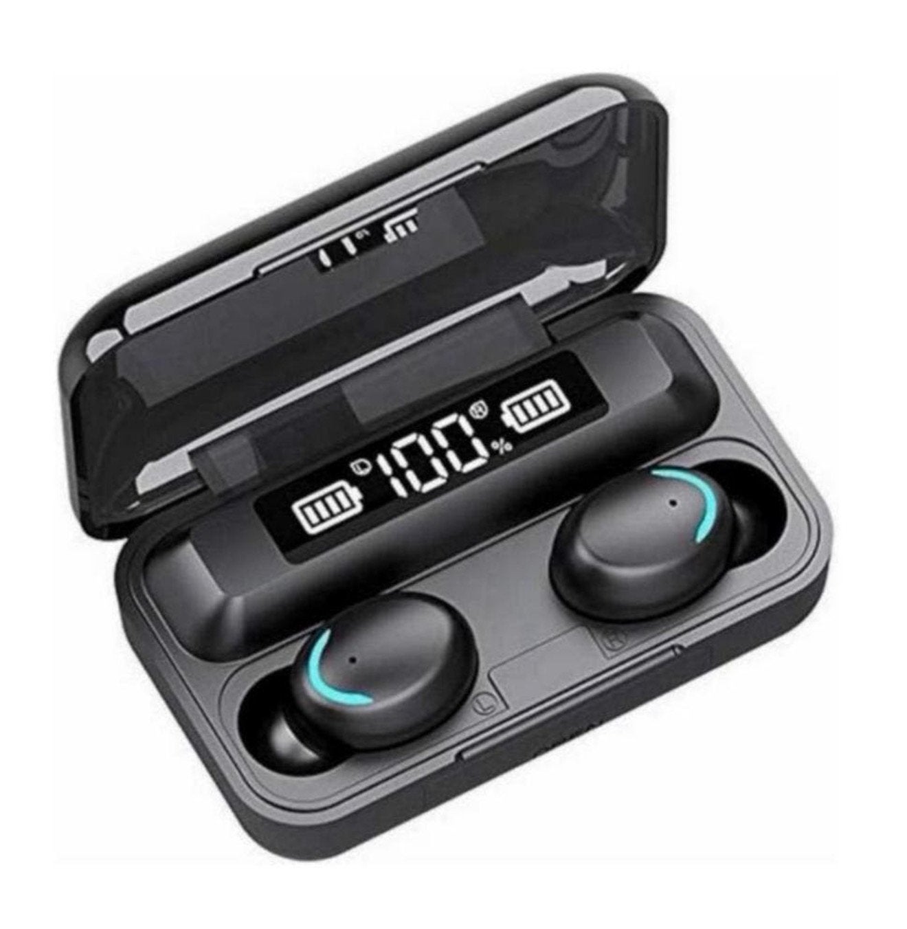 Écouteurs sans fil Bluetooth V5.0 F9 TWS cover + power bank, Neuf, Bluetooth, Enlèvement ou Envoi, Intra-auriculaires (In-Ear)