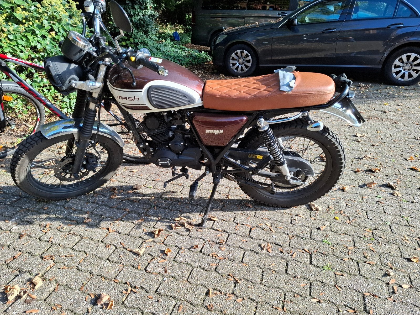 Mash Scrambler 50 cc !!MOET SNEL WEG!!, 4 vitesses, Comme neuf, Classe B (45 km/h), Enlèvement