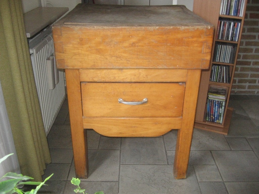 lood zware retro zeldzame kapblok  1 schuif +- 100 jaar oud, Antiek en Kunst, Ophalen
