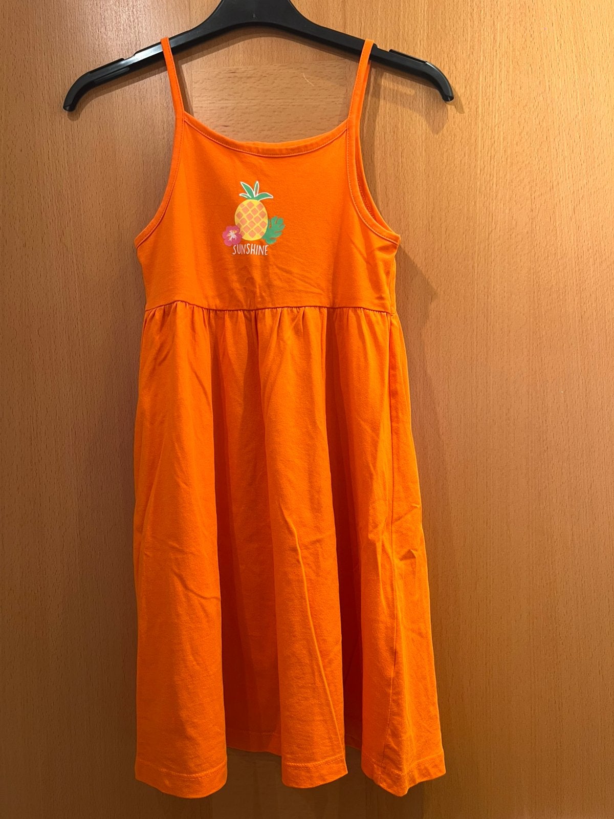 Oranje kleed maat 128, Enfants & Bébés, Vêtements enfant | Taille 128, Enlèvement ou Envoi, Comme neuf
