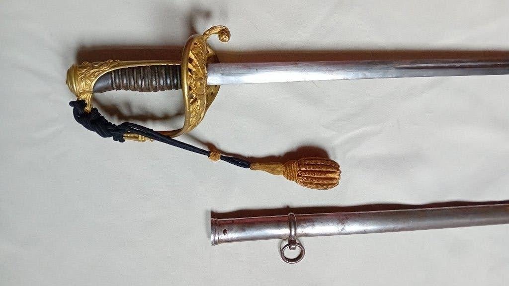 Franse sabel officier marine model 1837, Ophalen of Verzenden, Marine, Zwaard of Sabel