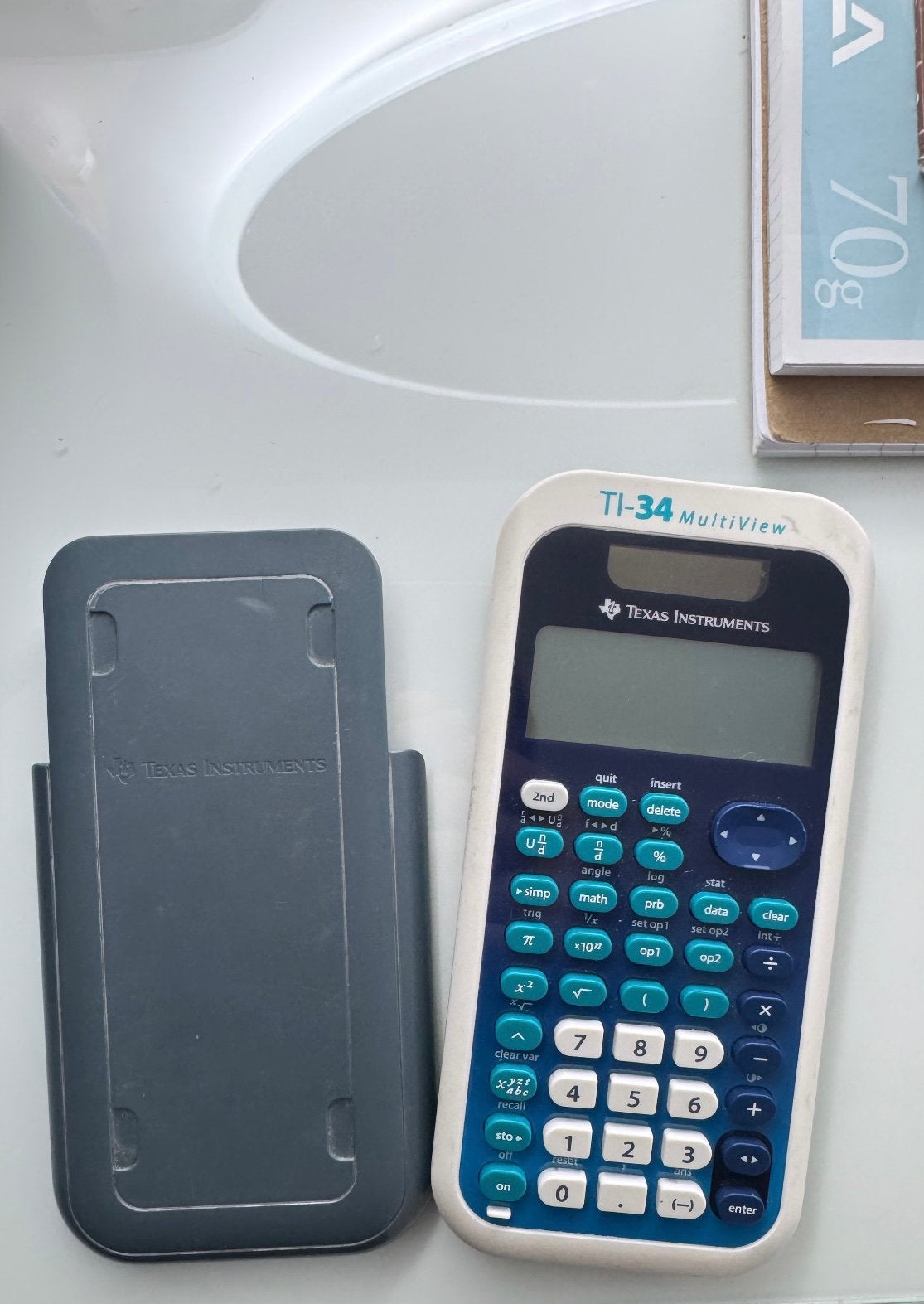 Texas Instruments TI-34 Multiview, Enlèvement, Utilisé