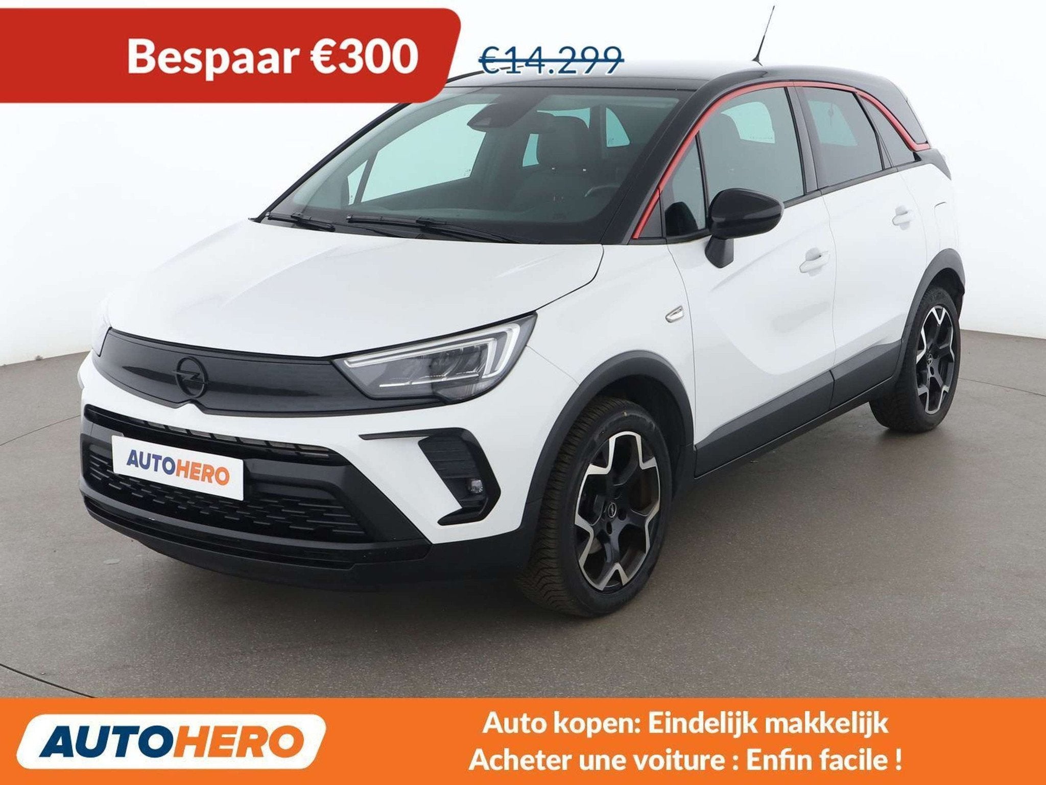 Opel Crossland X 1.2 Turbo GS Line (bj 2023, automaat), Auto's, Xenon verlichting, Euro 6, 1199 cc, Overige brandstoffen