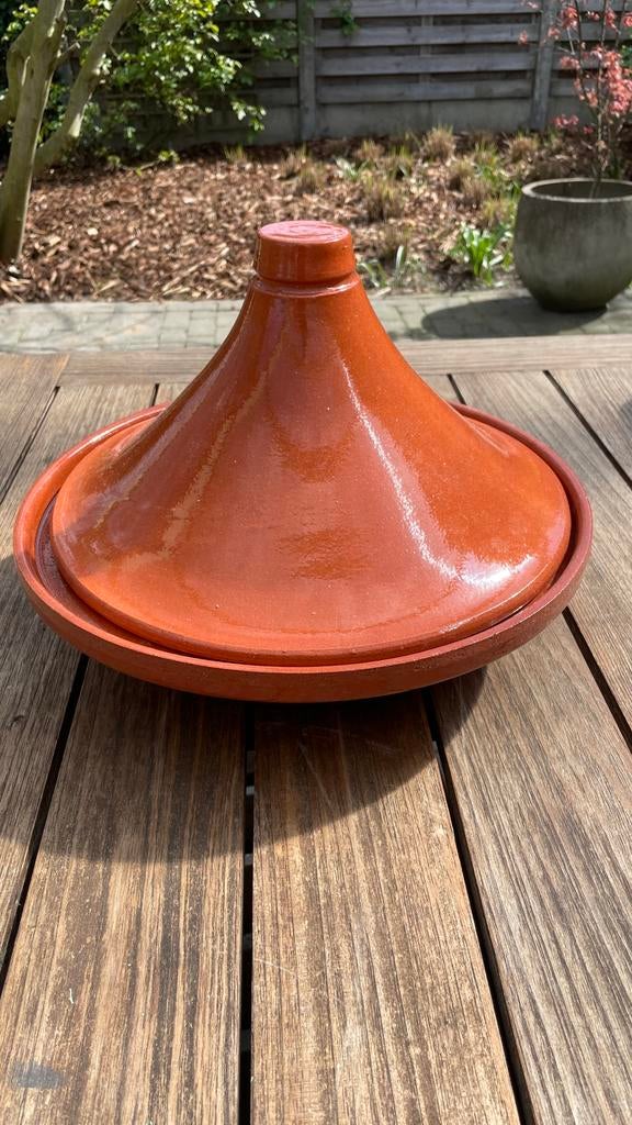 Tajine uit aardewerk NIEUW!, Huis en Inrichting, Ophalen, Zo goed als nieuw