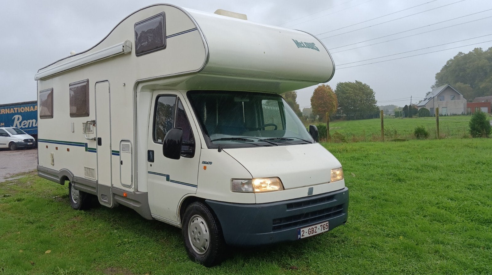 Te koop: Fiat Ducato camper 2.8 DTD turbo, Caravans en Kamperen, Alkoof, Fiat, Dakluik, Bad
