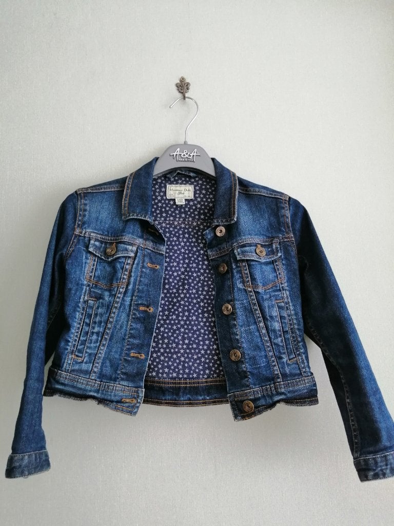 magnifique veste en jean Massimo Dutti taille 4/5 ans, Enlèvement ou Envoi, Utilisé, Massimo Dutti, Fille