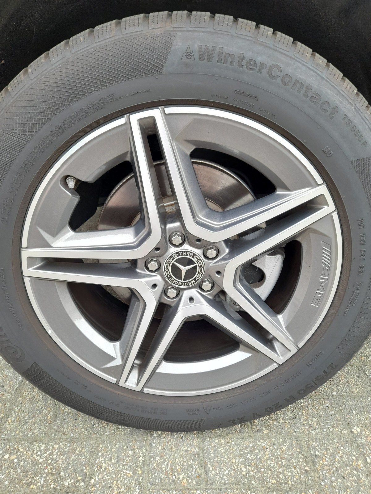 Originele AMG velgen met winterbanden  voor Mercedes GLE/GLC, Ophalen