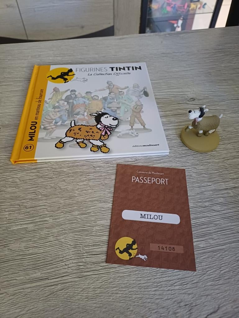 Figurine Milou Collection Officielle Moulinsart, Enlèvement ou Envoi, Tintin, Comme neuf, Statue ou Figurine