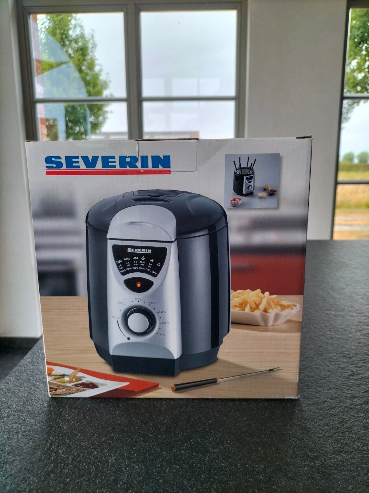 Severin FR 2408, Elektronische apparatuur, Minder dan 1 liter, Ophalen, Nieuw, Duo-friteuse