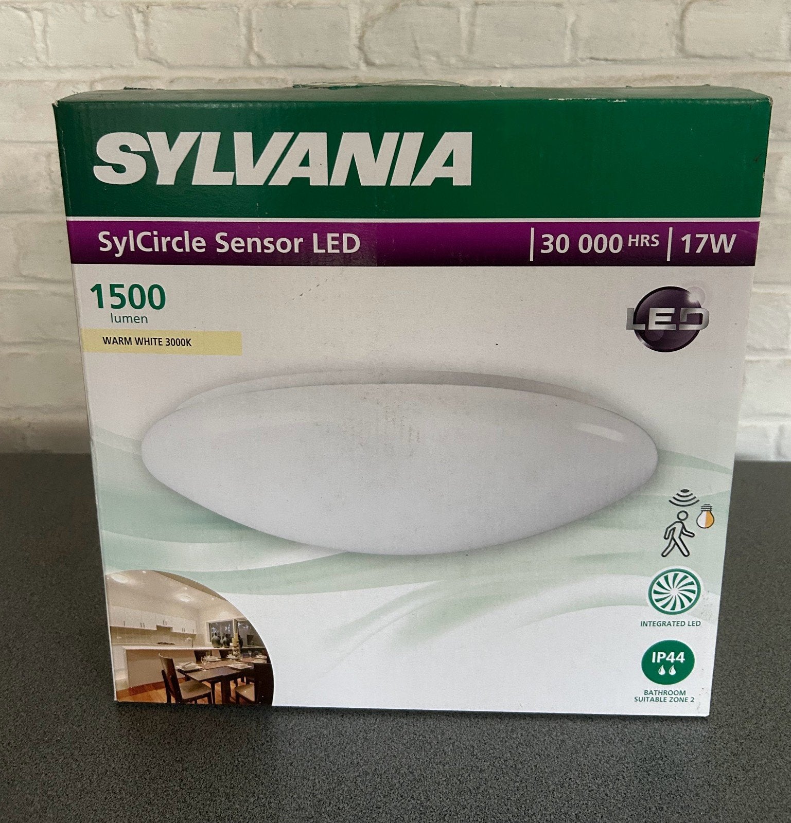 Plafondlamp Sylvania met sensor (Nieuw!), Ophalen of Verzenden, Plafondlamp