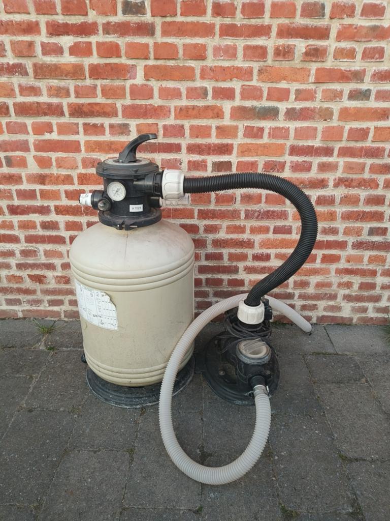 Zandfilterpomp zwembad, Enlèvement, Filtre