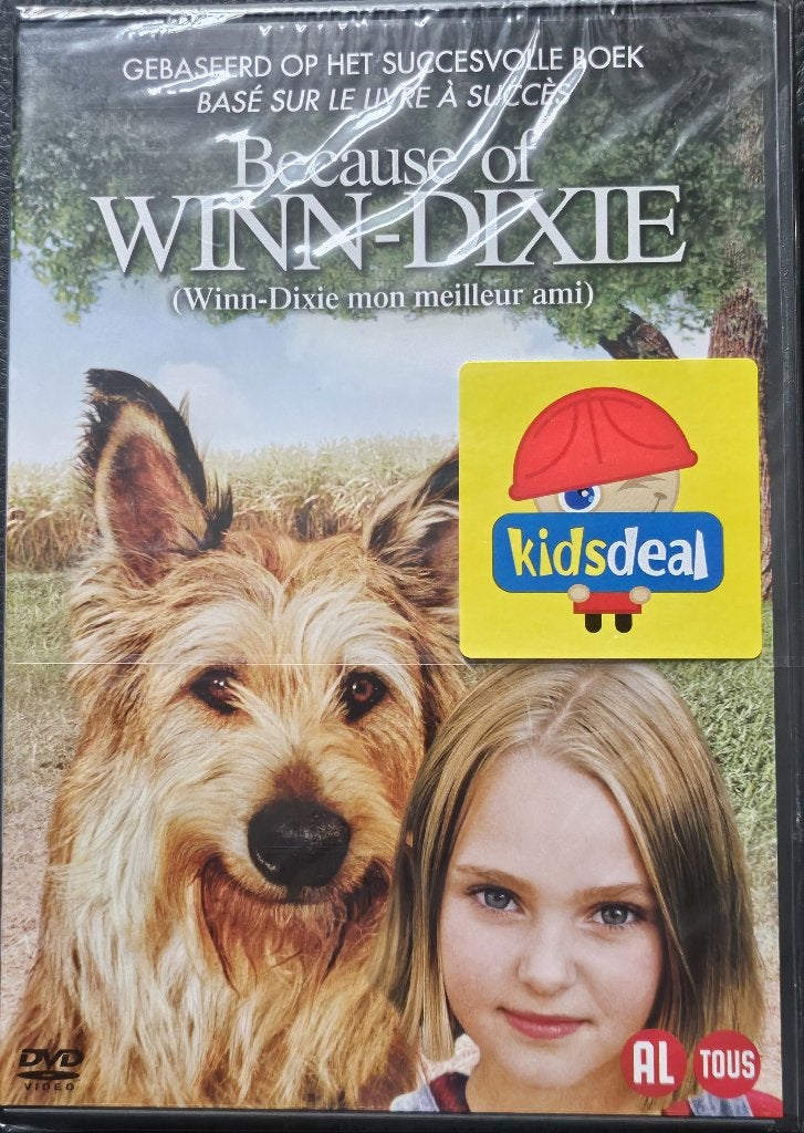 Because of Winn-Dixie (2005) SEALED, Bonusmateriaal, Nederlands, Ophalen of Verzenden, Nieuw in verpakking