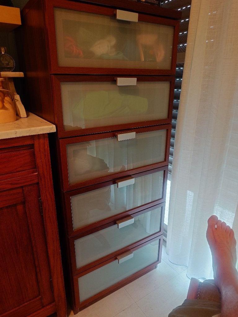 Kast, Huis en Inrichting, Kasten | Kleerkasten, Ophalen, Minder dan 50 cm, 100 tot 150 cm, Zo goed als nieuw