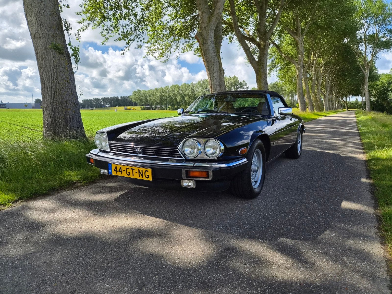 Jaguar xjs V12, Auto's, Oldtimers, Bedrijf, Lederen bekleding, Lichtmetalen velgen, Cabriolet, Ophalen