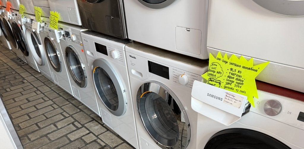 1an garantie-Miele Smart Home W 1 TwinDos /Cl.A 8kg 1400ess., Ophalen, Zo goed als nieuw, Wasrek