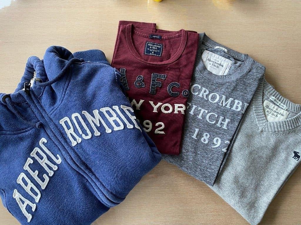 Abercrombie pull, warme vest en tshirt maat M, Kleding | Heren, Ophalen of Verzenden, Maat 48/50 (M)