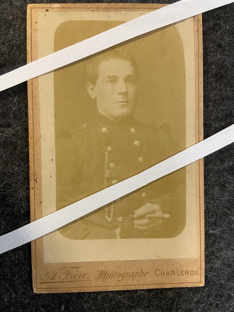 ABL Photo soldat regiment de ligne ou chasseurs avant 1914, Collections, Envoi, Armée de terre, Photo ou Poster