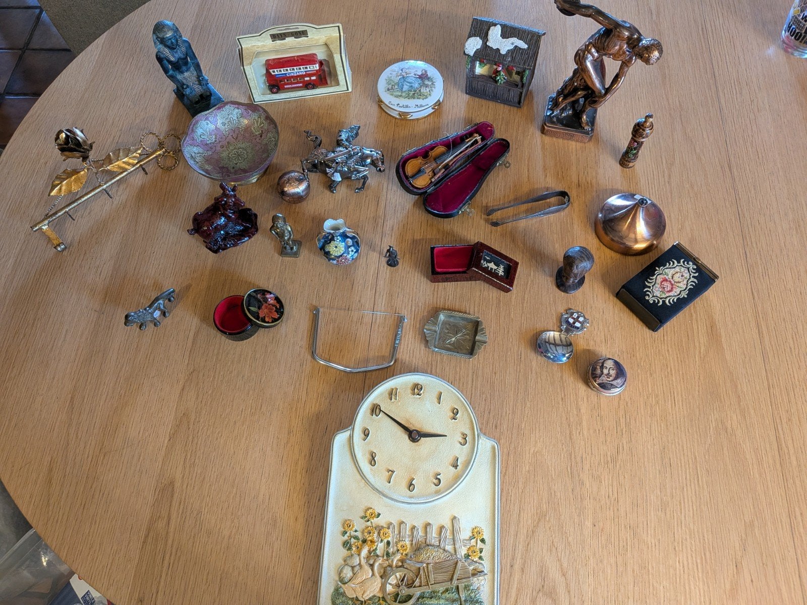 Lot de 24 articles de brocante, Enlèvement