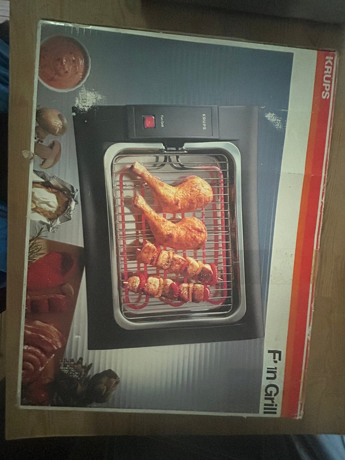 Electrische gril/barbeque, Ophalen, Gebruikt, Vrijstaand