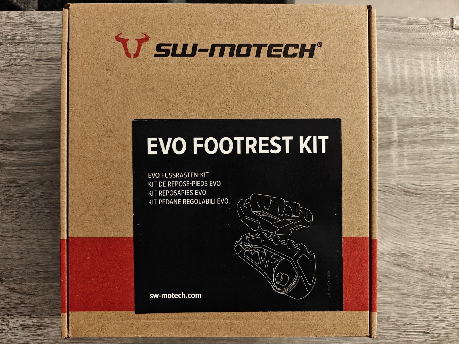 SW-MOTECH Evo Footrest Kit, Motoren, Ophalen of Verzenden, Zo goed als nieuw