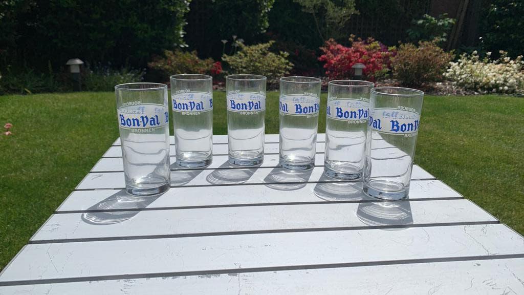 6 waterglazen bonval, Ophalen, Nieuw