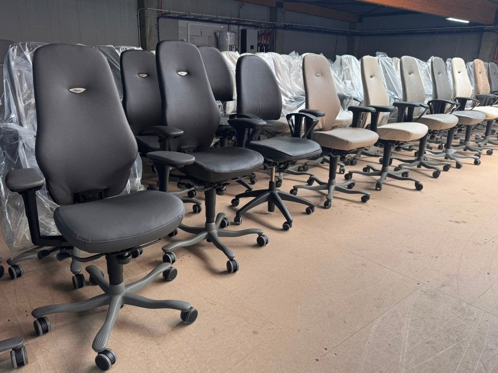 Kinnarps 8000 Ergonomische Bureaustoelen – Refurbished, Huis en Inrichting, Ophalen, Ergonomisch, Zo goed als nieuw, Bureaustoel