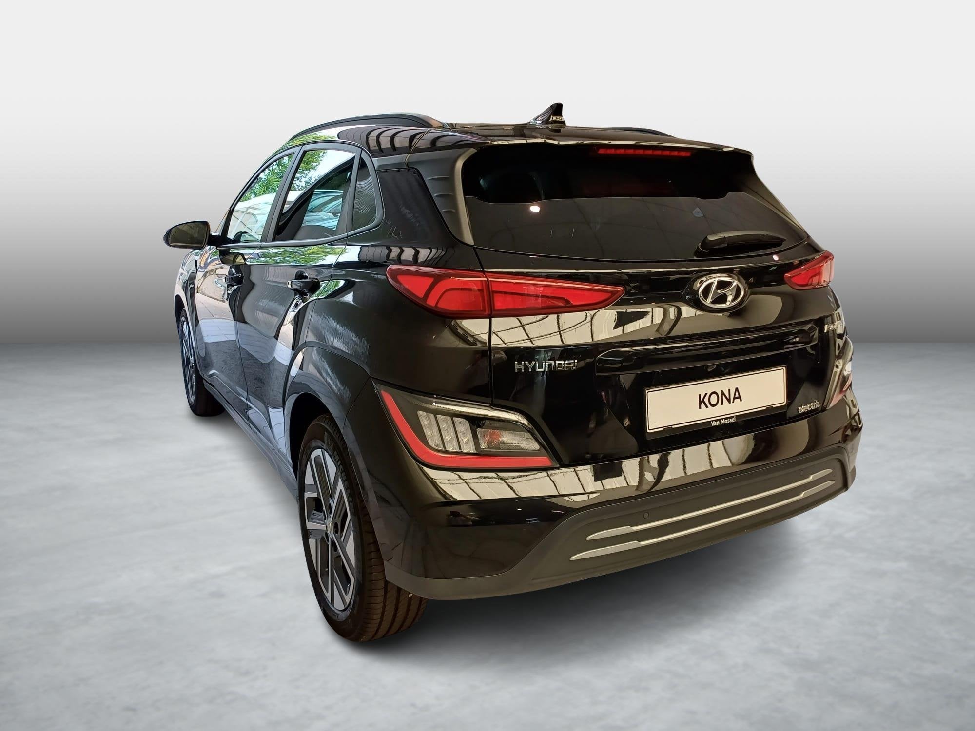 Hyundai Kona Electric Final Edition 64kWh, Auto's, Hyundai, Stof, Gebruikt, Zwart, Zwart