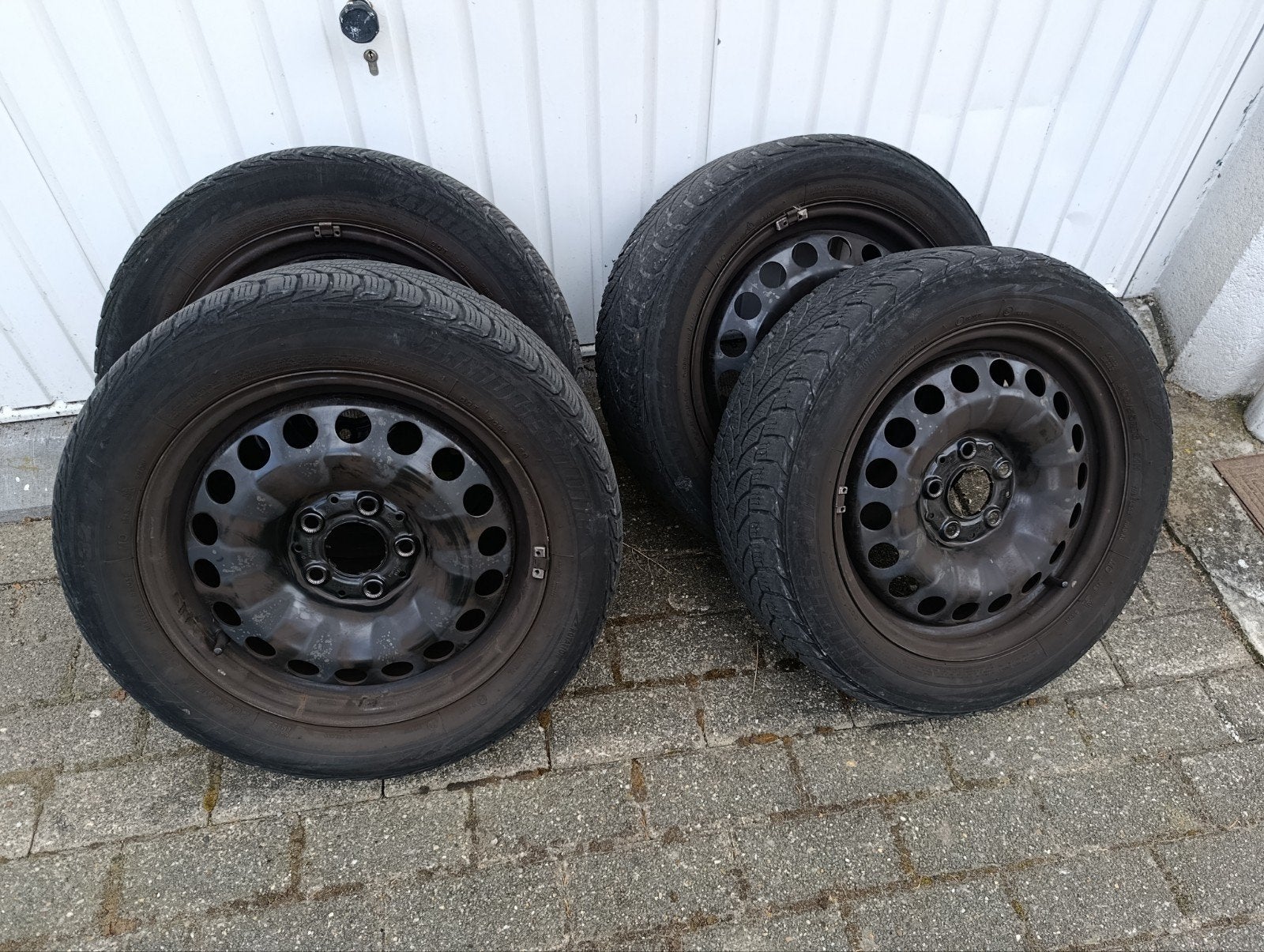 4 roues en tôles 16 pouces d'origine Mercedes-Benz Classe B., Autos : Pièces & Accessoires, Pneus & Jantes, Pneus et Jantes, 16 pouces
