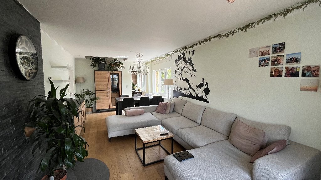 Hoeksalon, Maison & Meubles, 300 cm ou plus, Enlèvement, Utilisé, Tissus