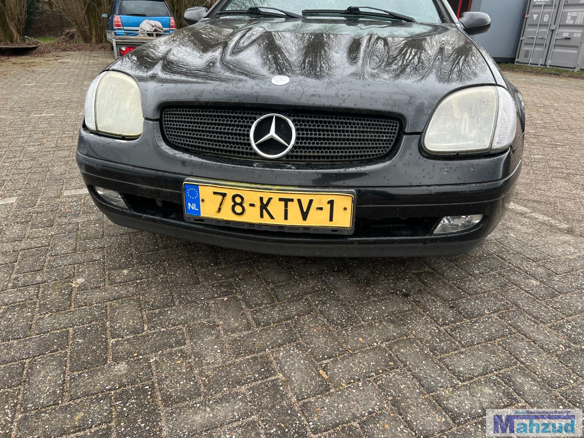 Pare-chocs avant noir MERCEDES SLK R170 197 (1999-2000), Mercedes-Benz AG, Pare-chocs, Mercedes-Benz, Utilisé