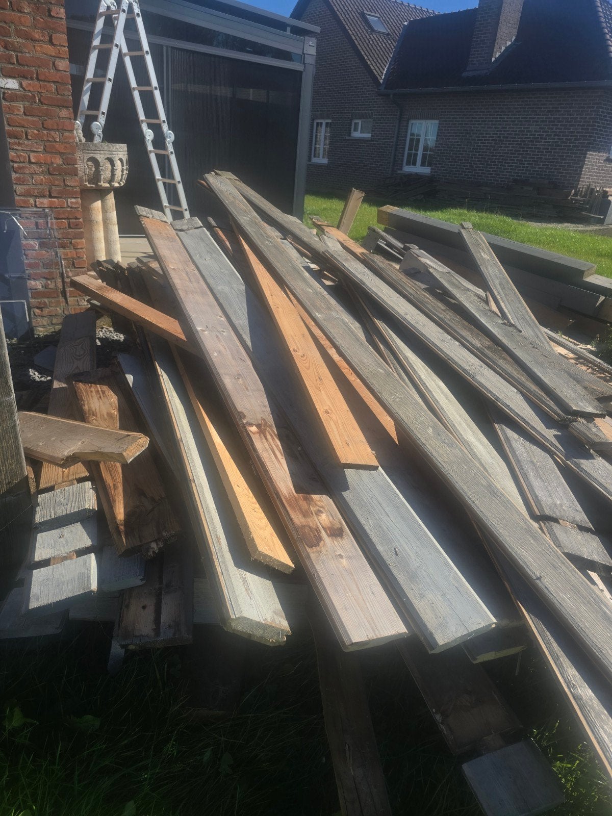 Gratis houten planken, Ophalen of Verzenden, Planken