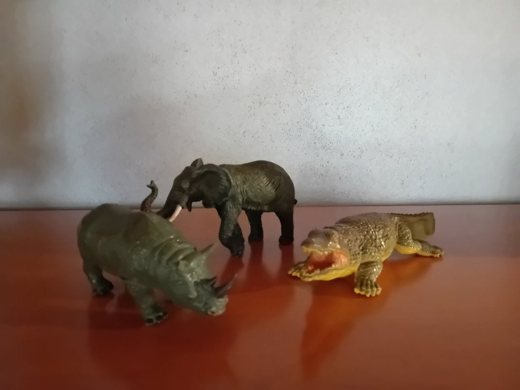 Vintage speelgoed dieren van o.a. AAA, U.K. R.D., Verzamelen, Ophalen of Verzenden, Gebruikt