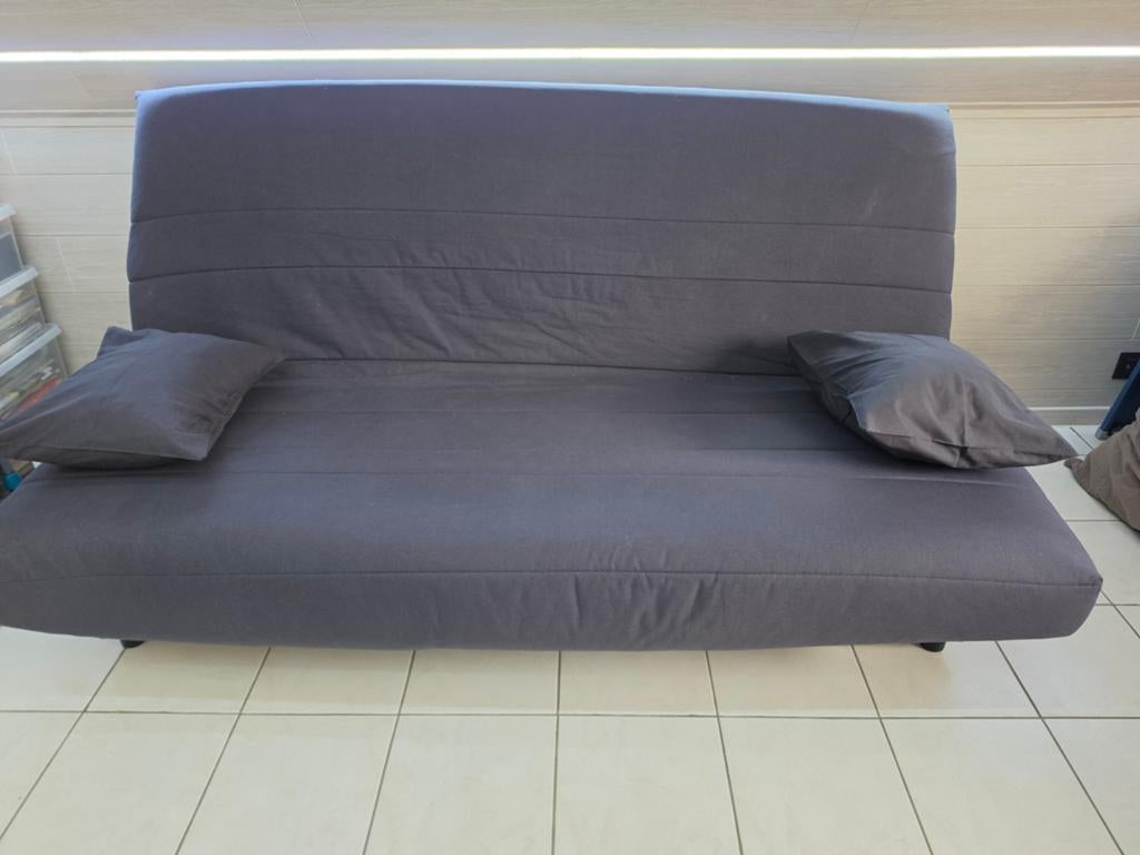 Bultex Clic-Clac Slaapbank, Huis en Inrichting, Slaapkamer | Slaapbanken, Ophalen, Overige kleuren, Zo goed als nieuw, Twijfelaar