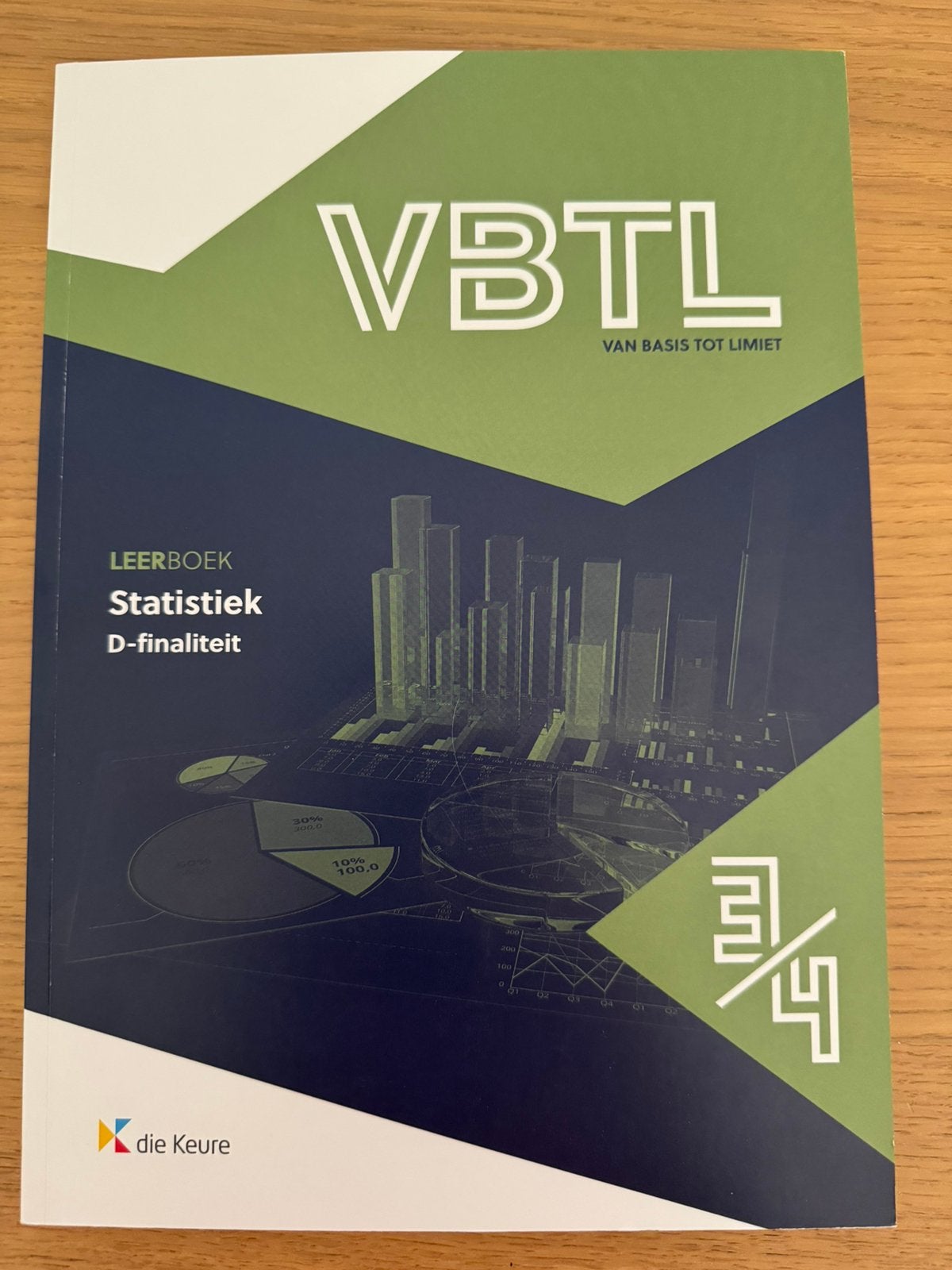 VBTL 3/4 – leerboek statistiek , Boeken, Schoolboeken, Ophalen, Nederlands