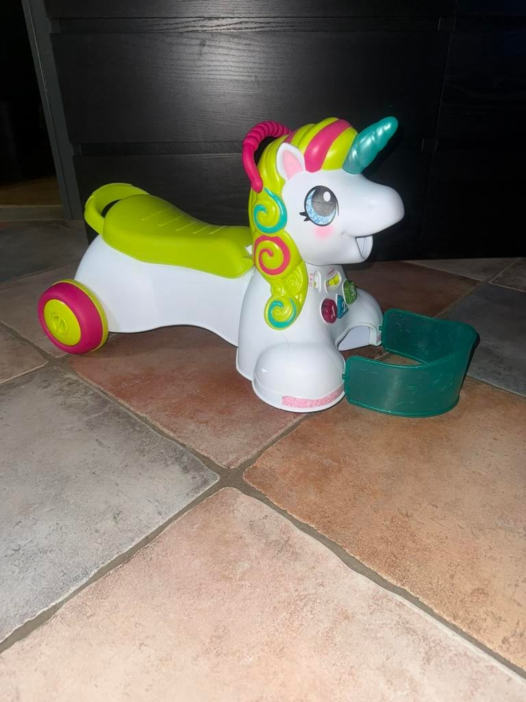 Infantino - 3-in-1 Smilin' Shimmer Unicorn Loopwagen, Ophalen, Gebruikt