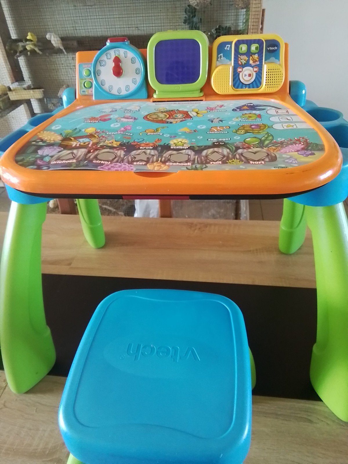 speel en leertafel van vtech, Ophalen, Zo goed als nieuw