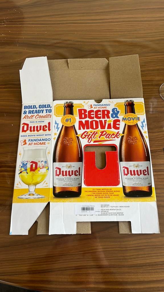 Duvel Fandango at home, Verzamelen, Biermerken, Ophalen of Verzenden, Zo goed als nieuw, Duvel