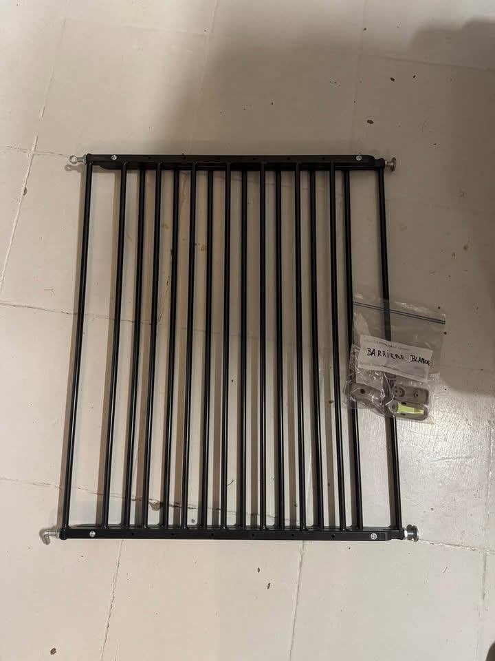 Barrière de sécurité noire, Enlèvement, Comme neuf, Barrière de sécurité